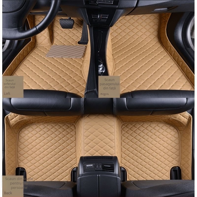 Covor auto pentru șofer, din piele, cu logo imprimat, Peugeot 301