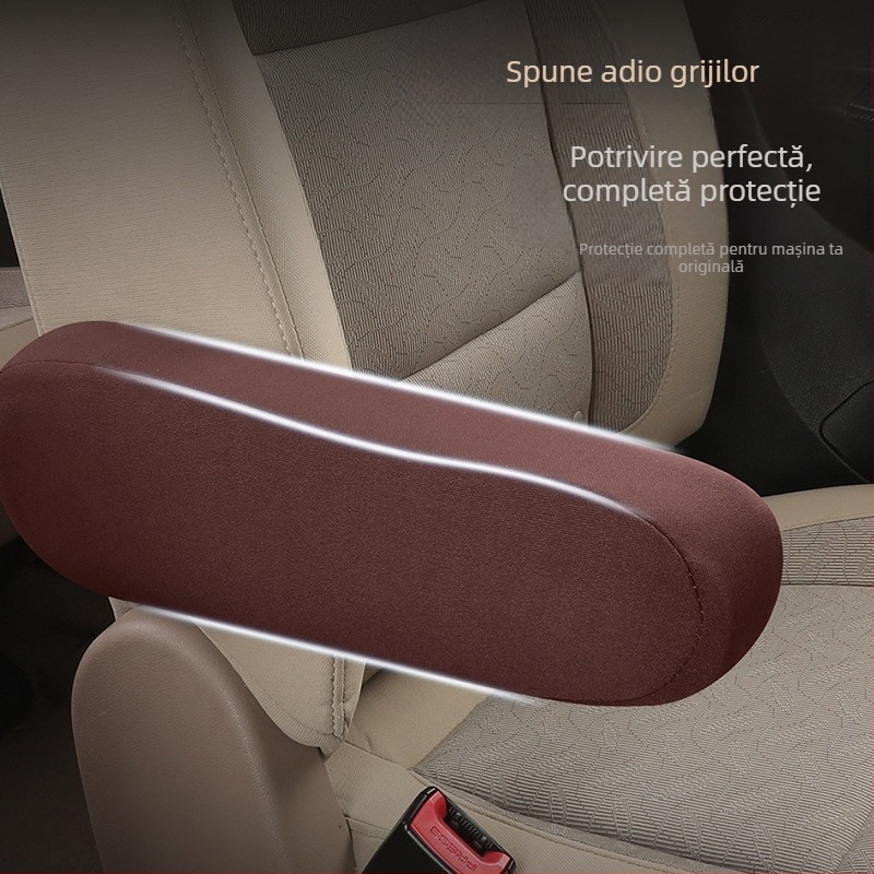 Husă pentru cotieră auto, țesătură elastică, practic, universal, origine Zhejiang, brand Jun zichen