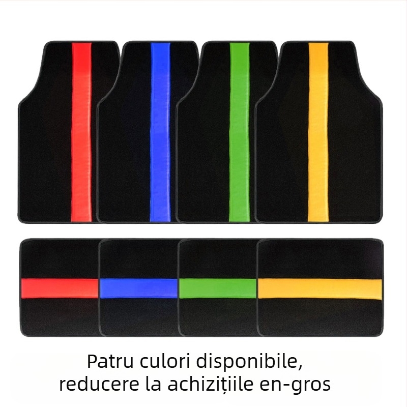Covoraș universal din velur pentru mașină – rezistent la uzură, ușor de curățat, protecție pentru toate cele patru sezoane; brand Magica; potrivit pentru modele universale de vehicule; personalizare disponibilă