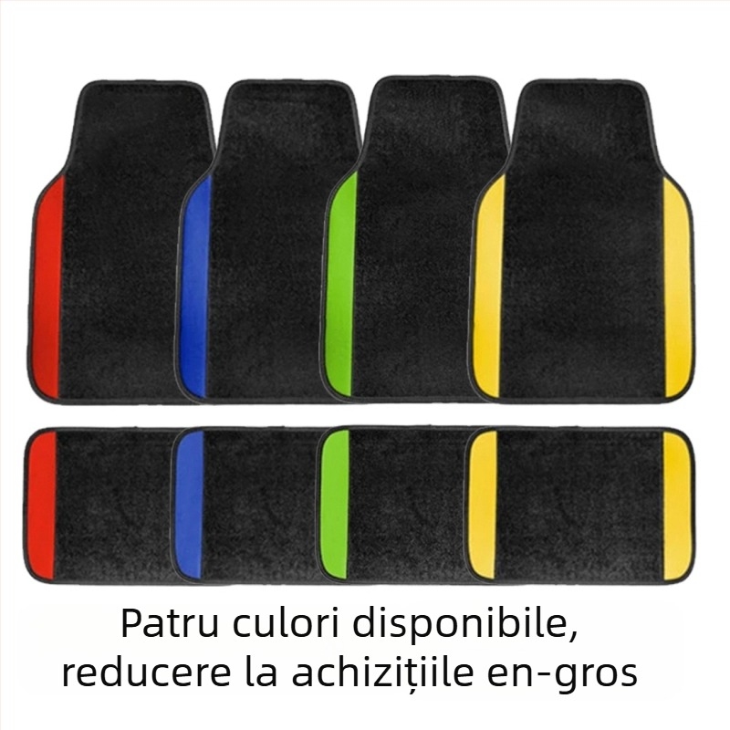 Covoraș universal din velur pentru mașină – rezistent la uzură, ușor de curățat, protecție pentru toate cele patru sezoane; brand Magica; potrivit pentru modele universale de vehicule; personalizare disponibilă