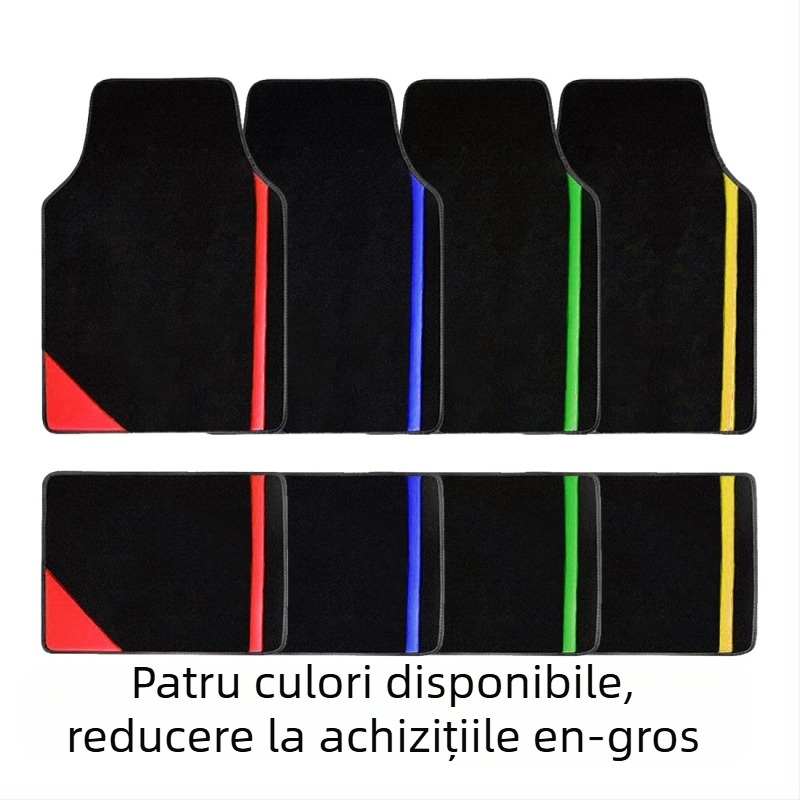 Covoraș universal din velur pentru mașină – rezistent la uzură, ușor de curățat, protecție pentru toate cele patru sezoane; brand Magica; potrivit pentru modele universale de vehicule; personalizare disponibilă