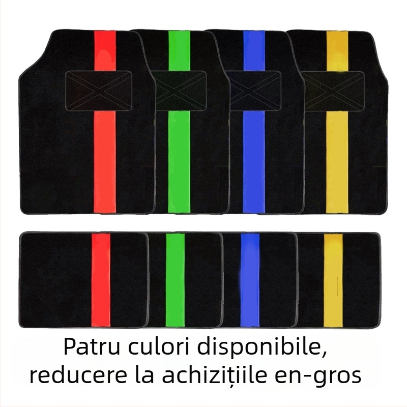 Covoraș universal din velur pentru mașină – rezistent la uzură, ușor de curățat, protecție pentru toate cele patru sezoane; brand Magica; potrivit pentru modele universale de vehicule; personalizare disponibilă