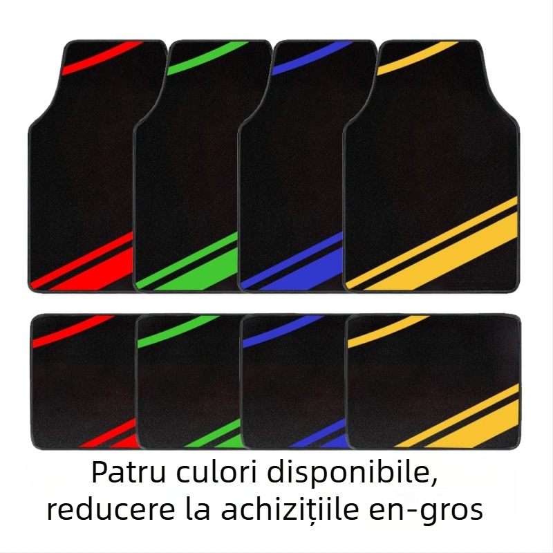 Covoraș universal din velur pentru mașină – rezistent la uzură, ușor de curățat, protecție pentru toate cele patru sezoane; brand Magica; potrivit pentru modele universale de vehicule; personalizare disponibilă