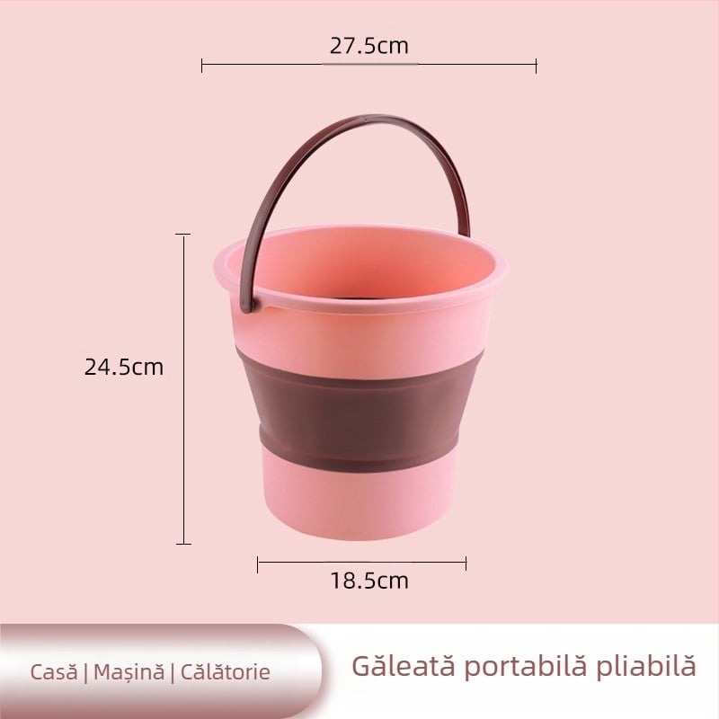 Galeată pliabilă – plastic, brand YOPI, lansare 2023, greutate 0,19–0,55 kg
