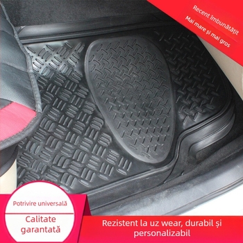 Covoraș universal pentru podea auto, impermeabil PVC, compatibil cu majoritatea modelelor, personalizabil