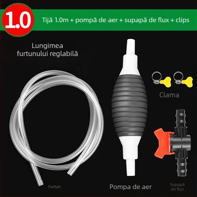 Mașină de aspirație a uleiului, acționare manuală, universală pentru autoturisme, marca Tianshun