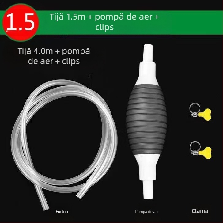 Mașină de aspirație a uleiului, acționare manuală, universală pentru autoturisme, marca Tianshun