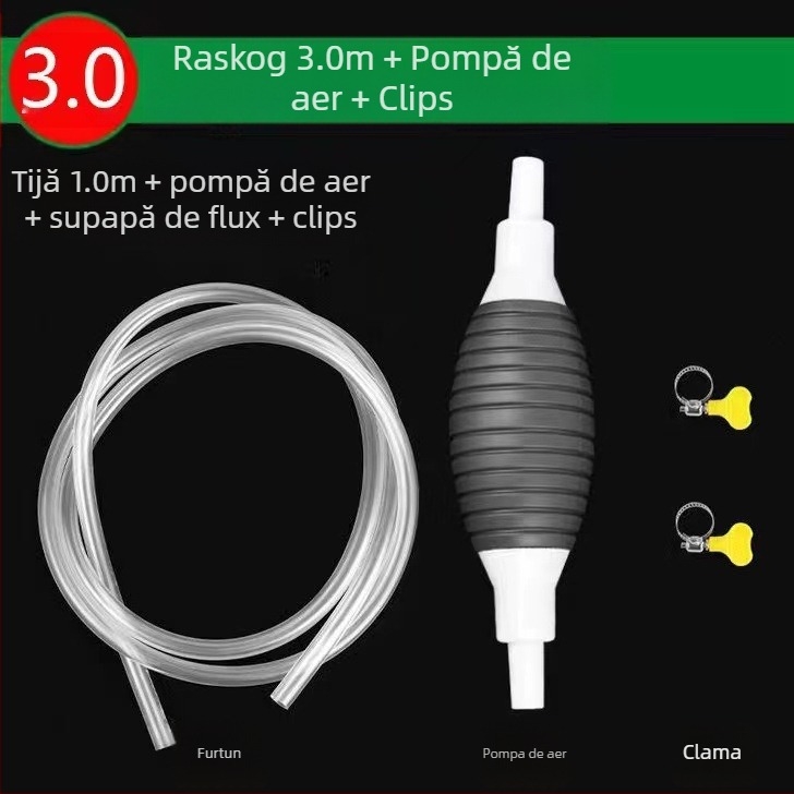 Mașină de aspirație a uleiului, acționare manuală, universală pentru autoturisme, marca Tianshun