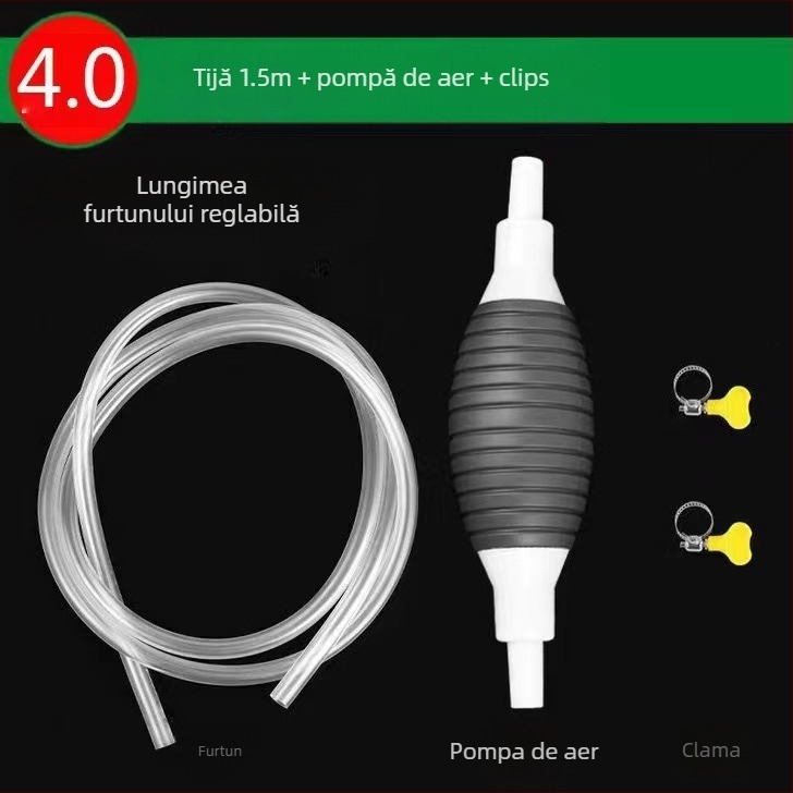Mașină de aspirație a uleiului, acționare manuală, universală pentru autoturisme, marca Tianshun