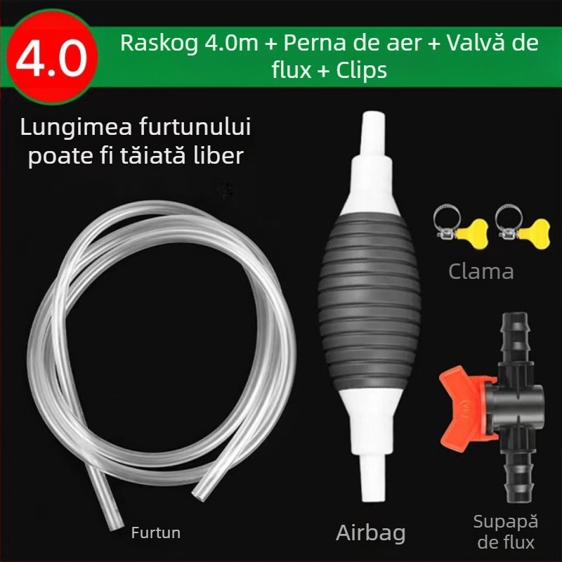 Mașină de aspirație a uleiului, acționare manuală, universală pentru autoturisme, marca Tianshun