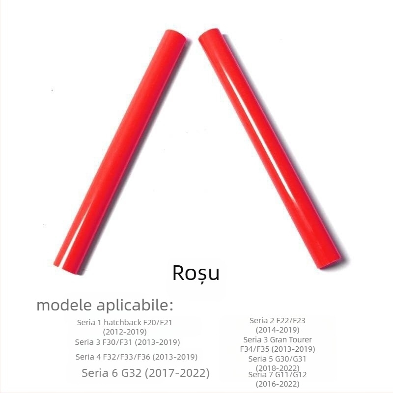 Benzi decorative autoadezive din PET pentru bara centrală a grilei față BMW – compatibile cu Seria 3, GT, Seria 5 și Seria 1/2/4/6/7, X3/X4