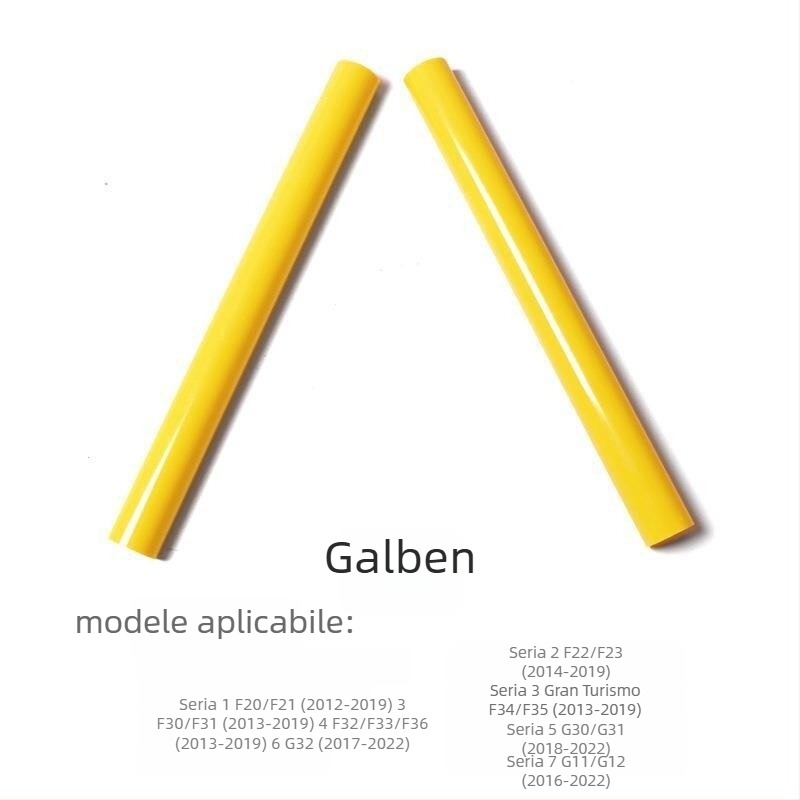 Benzi decorative autoadezive din PET pentru bara centrală a grilei față BMW – compatibile cu Seria 3, GT, Seria 5 și Seria 1/2/4/6/7, X3/X4