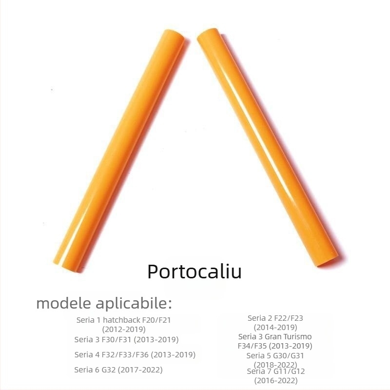 Benzi decorative autoadezive din PET pentru bara centrală a grilei față BMW – compatibile cu Seria 3, GT, Seria 5 și Seria 1/2/4/6/7, X3/X4