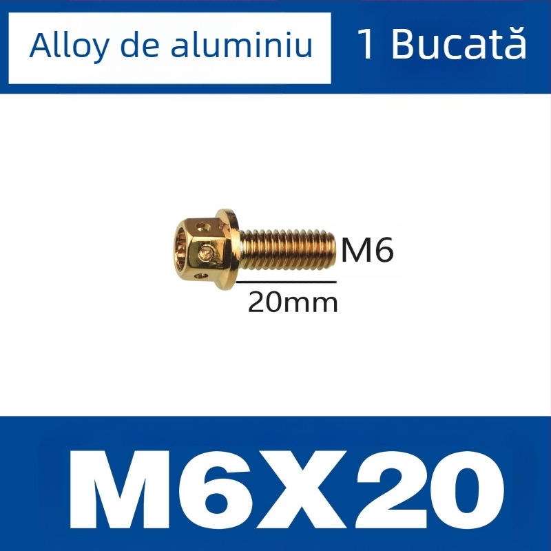 Șuruburi de retrofit pentru carena față a motocicletei electrice — șuruburi din titan, piulițe antiderapante, potrivire universală, model M217, brand Cfan