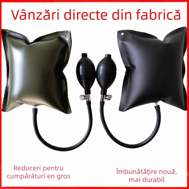 YEEKA Airbag de montaj pentru uși și ferestre - Material compozit ecologic de înaltă rezistență - Pernă cu reglaj rapid pentru poziționare - Accesoriu de susținere a ferestrei - Stil modern minimalist