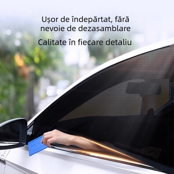Plasă anti-țânțari pentru geamul mașinii – Material: plasă; Destinație: ferestre auto; Brand: Baby Elephant