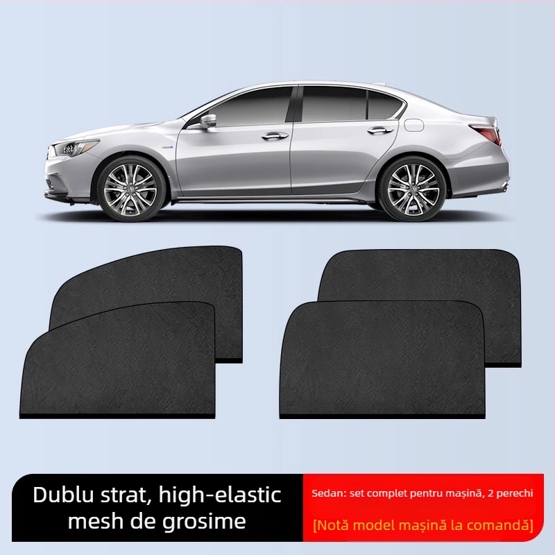 Plasă anti-țânțari pentru geamul mașinii – Material: plasă; Destinație: ferestre auto; Brand: Baby Elephant