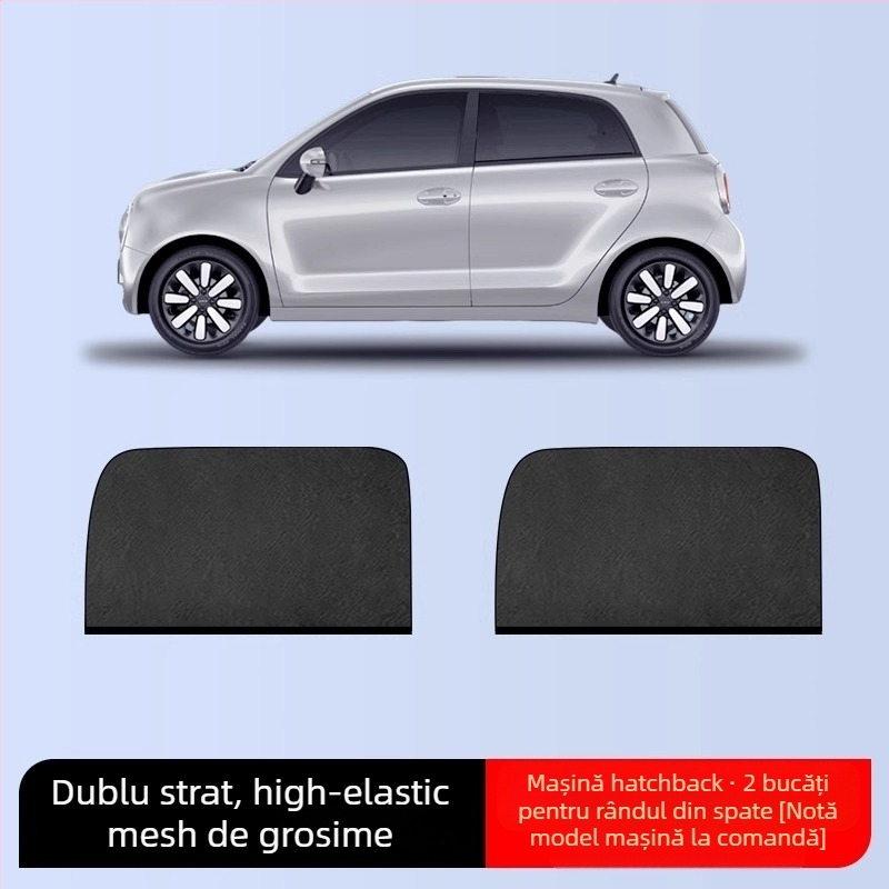 Plasă anti-țânțari pentru geamul mașinii – Material: plasă; Destinație: ferestre auto; Brand: Baby Elephant