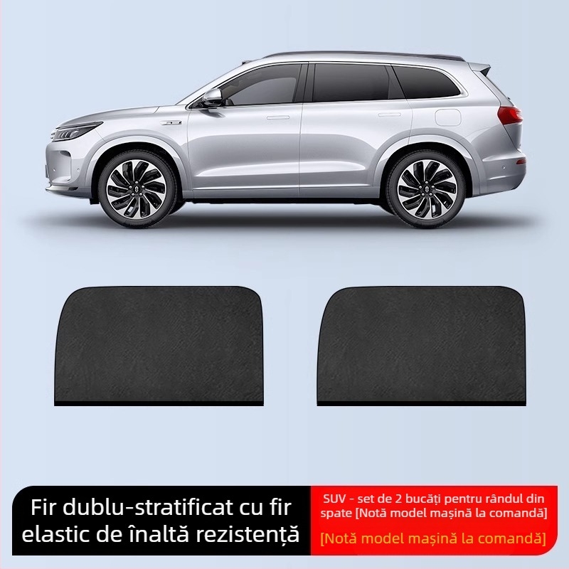 Plasă anti-țânțari pentru geamul mașinii – Material: plasă; Destinație: ferestre auto; Brand: Baby Elephant