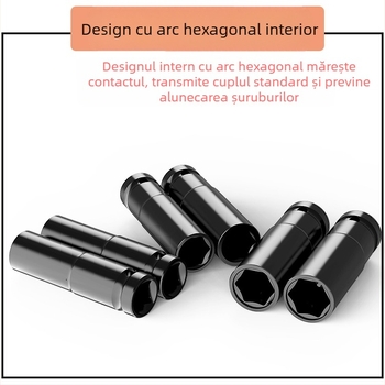 Set chei cu socuri din oțel înalt de carbon, 8 piese, marcă Other, tratament de suprafață Other