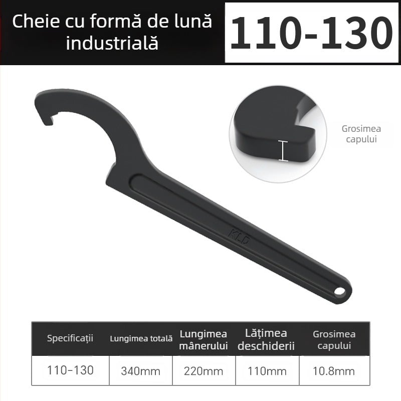 Capac de cheie reglabil pentru contorul de apă casnic, Maibu, oțel cu carbon înalt