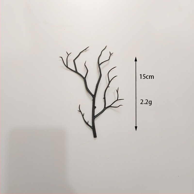 Ramuri artificiale decorative, serie Halloween, din plastic, producție semi-artizanală și semi-automatizată, ambalaj OPP