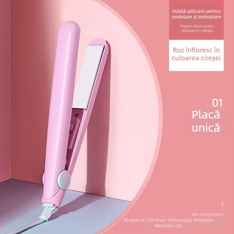 Ondulator de păr și placă de îndreptare – dispozitiv dual, temperatură reglabilă, 20W, 220V, aliaj ecologic, stilizare în mai puțin de 1 minut