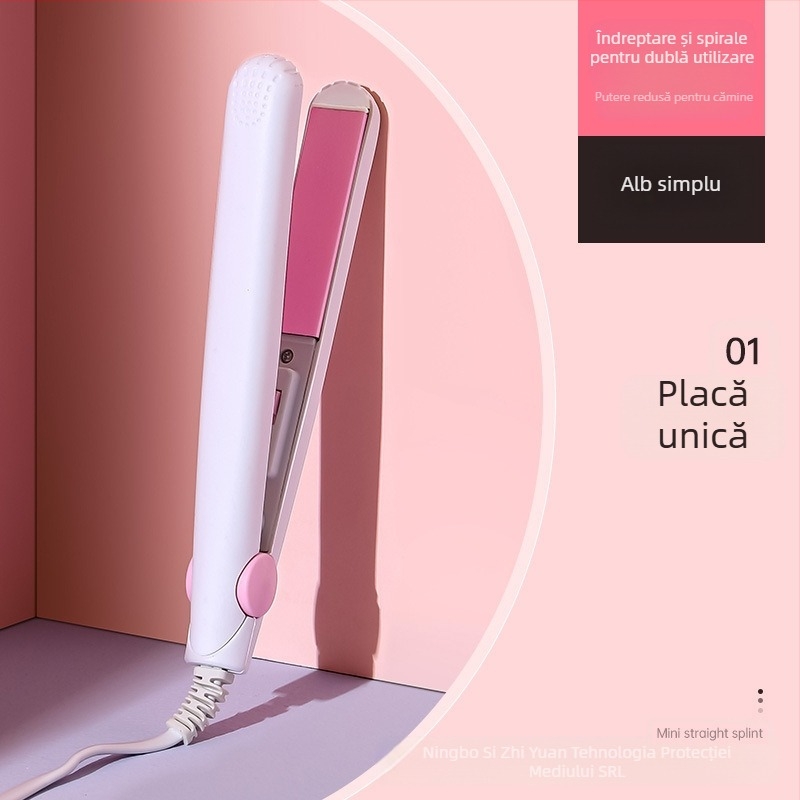 Ondulator de păr și placă de îndreptare – dispozitiv dual, temperatură reglabilă, 20W, 220V, aliaj ecologic, stilizare în mai puțin de 1 minut