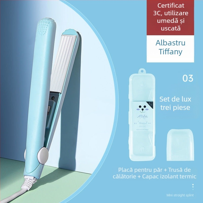 Ondulator de păr și placă de îndreptare – dispozitiv dual, temperatură reglabilă, 20W, 220V, aliaj ecologic, stilizare în mai puțin de 1 minut