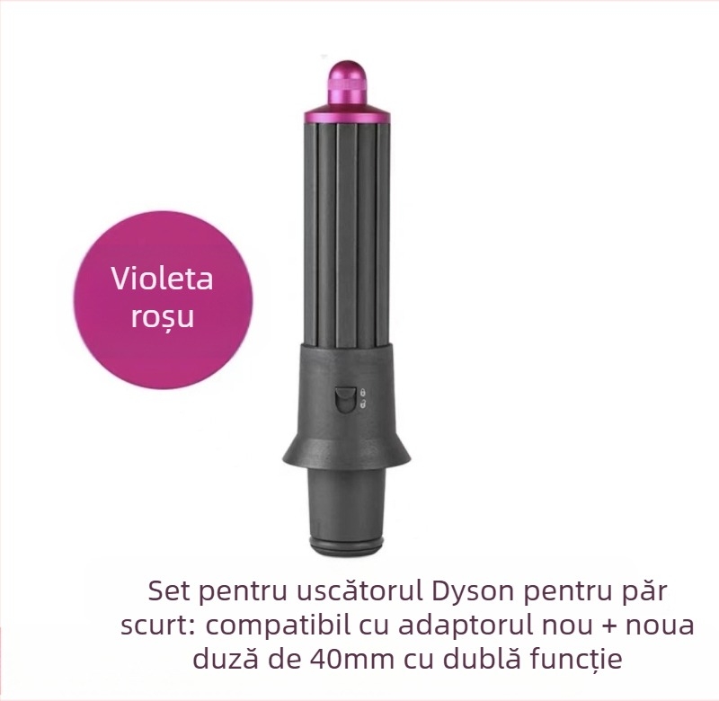 Accesoriu de curling Dyson pentru uscător cu tambur bidirecțional pentru valuri mari — PA66 rezistent la temperaturi, 220V, 1600W, compatibil cu toate seriile Dyson hs01/05, funcție: stilizare păr