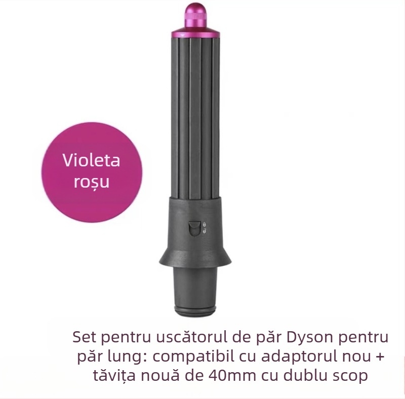 Accesoriu de curling Dyson pentru uscător cu tambur bidirecțional pentru valuri mari — PA66 rezistent la temperaturi, 220V, 1600W, compatibil cu toate seriile Dyson hs01/05, funcție: stilizare păr