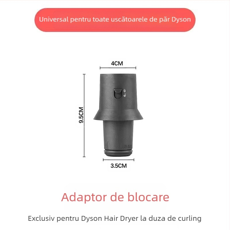 Accesoriu de curling Dyson pentru uscător cu tambur bidirecțional pentru valuri mari — PA66 rezistent la temperaturi, 220V, 1600W, compatibil cu toate seriile Dyson hs01/05, funcție: stilizare păr