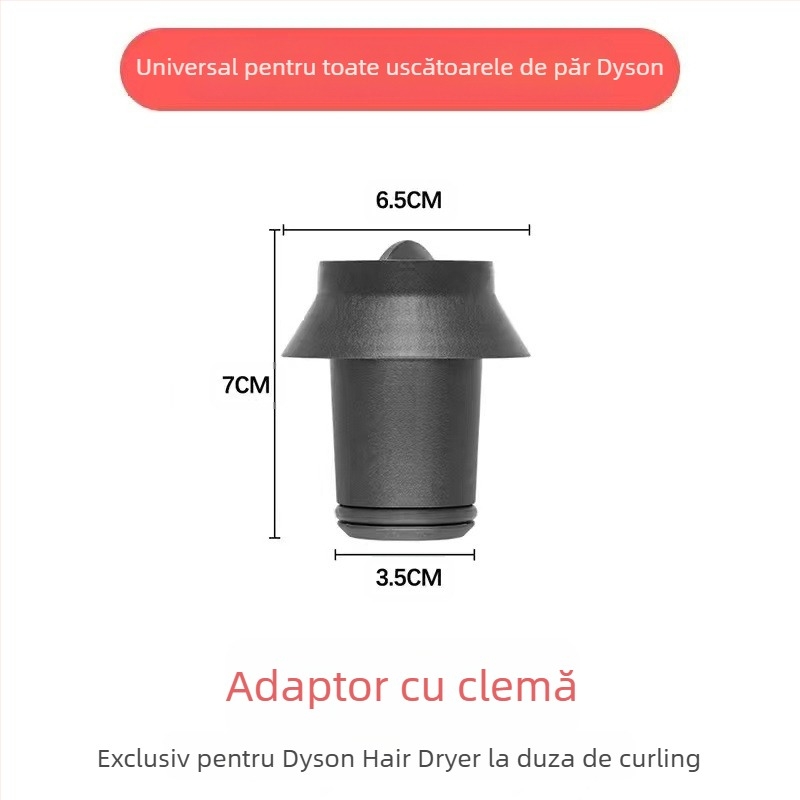 Accesoriu de curling Dyson pentru uscător cu tambur bidirecțional pentru valuri mari — PA66 rezistent la temperaturi, 220V, 1600W, compatibil cu toate seriile Dyson hs01/05, funcție: stilizare păr