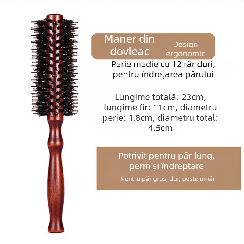 Pieptene pentru păr din lemn de lotus • Brand: Altul • Produs autohton