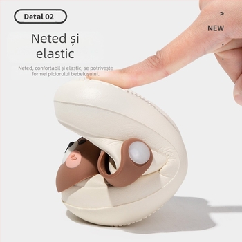 Pantofi copii cu găuri, EVA, model Cartoon, talpă EVA, pentru vârste 1–6 ani