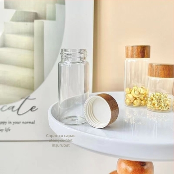 Borcan de stocare din sticlă cu capac sigilat, stil retro nostalgic - Other Homes