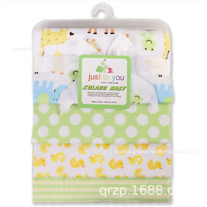 Kolaco pătură din flanelă de bumbac pentru bebeluși, 300–500 g, pentru copii 1–3 ani, pentru toate sezoanele