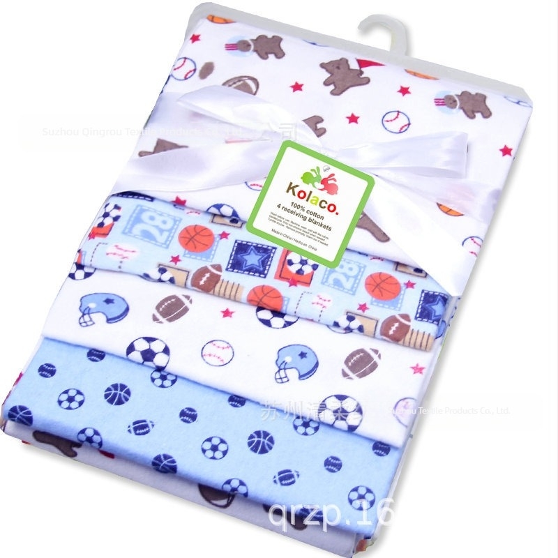 Kolaco pătură din flanelă de bumbac pentru bebeluși, 300–500 g, pentru copii 1–3 ani, pentru toate sezoanele