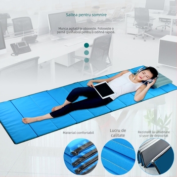 Punke E saltea de odihnă din țesătură Oxford pentru o singură persoană, model Outdoor lunch break mat, ușor impermeabil