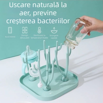 Raft de uscare pentru sticle de bebeluș și depozitare pentru produse pentru copii; Brand: Other; Fără mâner; Nu este importat