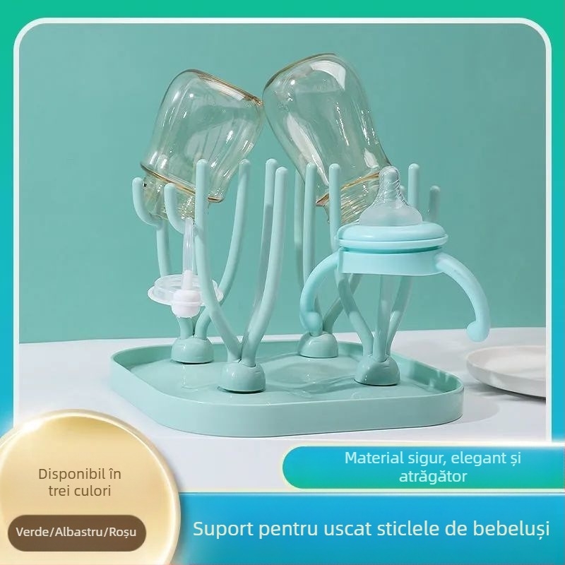 Raft de uscare pentru sticle de bebeluș și depozitare pentru produse pentru copii; Brand: Other; Fără mâner; Nu este importat