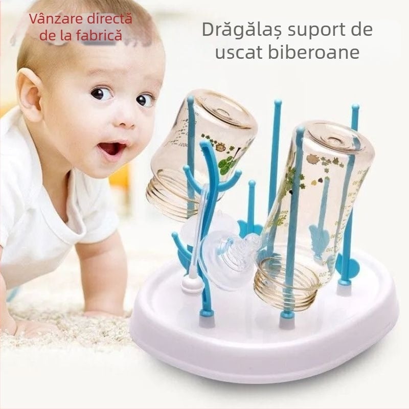 Raft de uscare pentru sticle de bebeluș și depozitare pentru produse pentru copii; Brand: Other; Fără mâner; Nu este importat