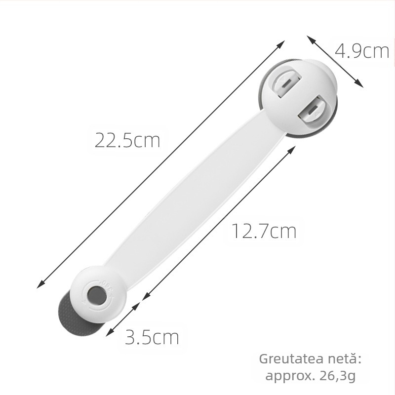Blocare de siguranță pentru copii pentru sertare și dulapuri – anti-strângere, încuietoare pentru sertar, compatibilă cu frigider și uși glisante