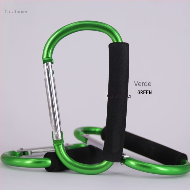 Carabinieră din aliaj de aluminiu tip D, marca Hebrew, sarcină maximă 30 kg