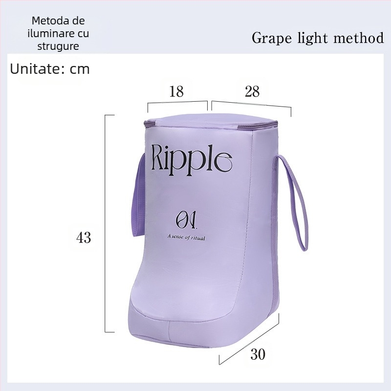 Cadă izolată pentru picioare, pliabilă, din nailon, cu temperatură constantă, portabilă, adâncime mare