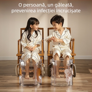 Cadă de picioare pliabilă, izolată, adâncă, din PVC, pentru uz casnic