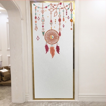 Folie de protecție a intimității ferestrei din sticlă – fără adeziv, montaj electrostatic, design mat semi-transparent, stil modern minimalist; Material PVC • Personalizare disponibilă • Un singur ton • Potrivit pentru baie, living, dormitor, balcon, resta