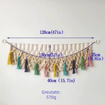 Plasă de depozitare pentru păpuși – montaj pe perete, metal, stil pastoral, Qianka, pentru depozitare în timpul călătoriilor