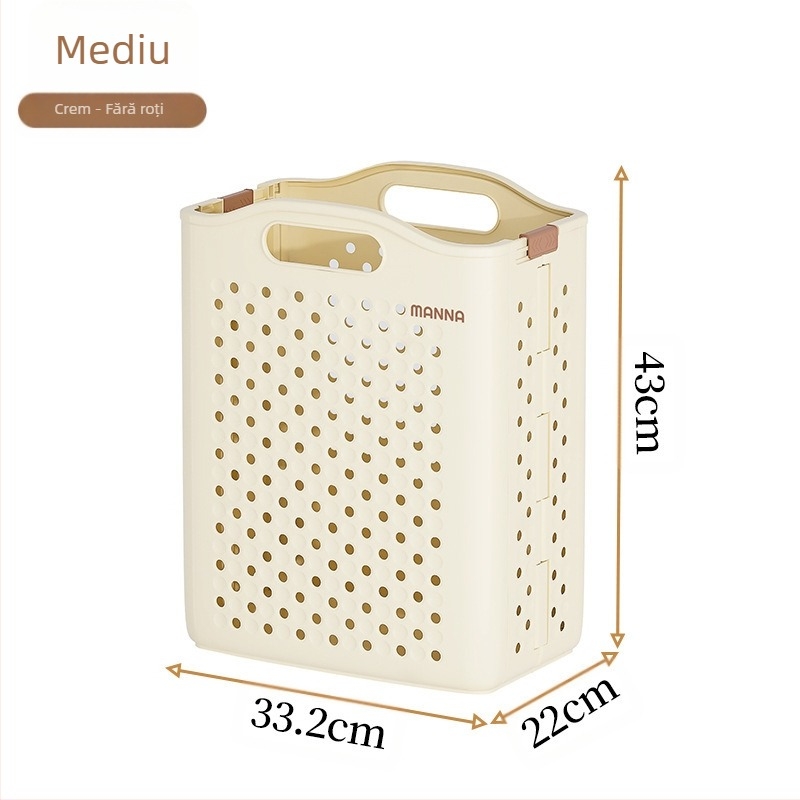 Literary coș de rufe pliabil - PP material, stil modern minimalist, depozitare pentru casă, 1 bucată