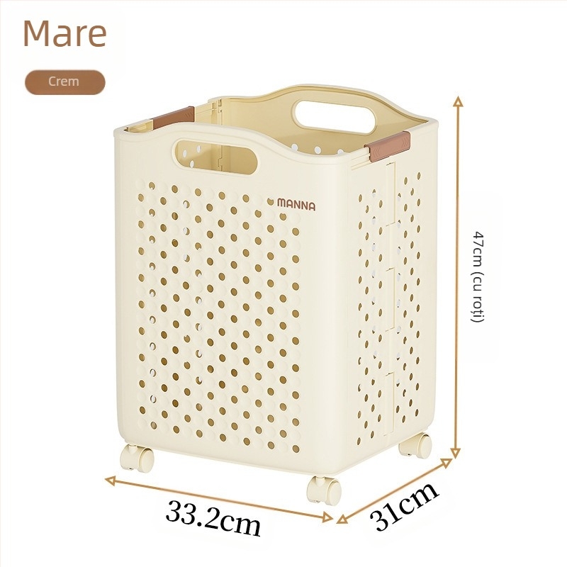 Literary coș de rufe pliabil - PP material, stil modern minimalist, depozitare pentru casă, 1 bucată